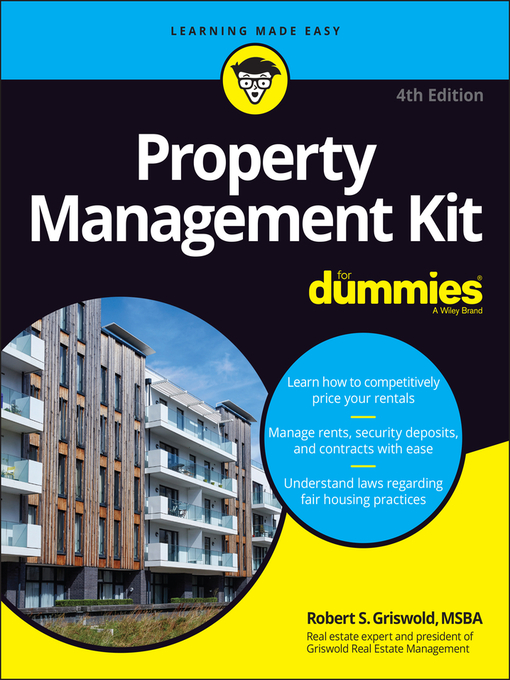 Title details for Property Management Kit For Dummies by Robert S. Griswold - Available